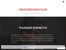 Tablet Screenshot of indiegroundfilms.com